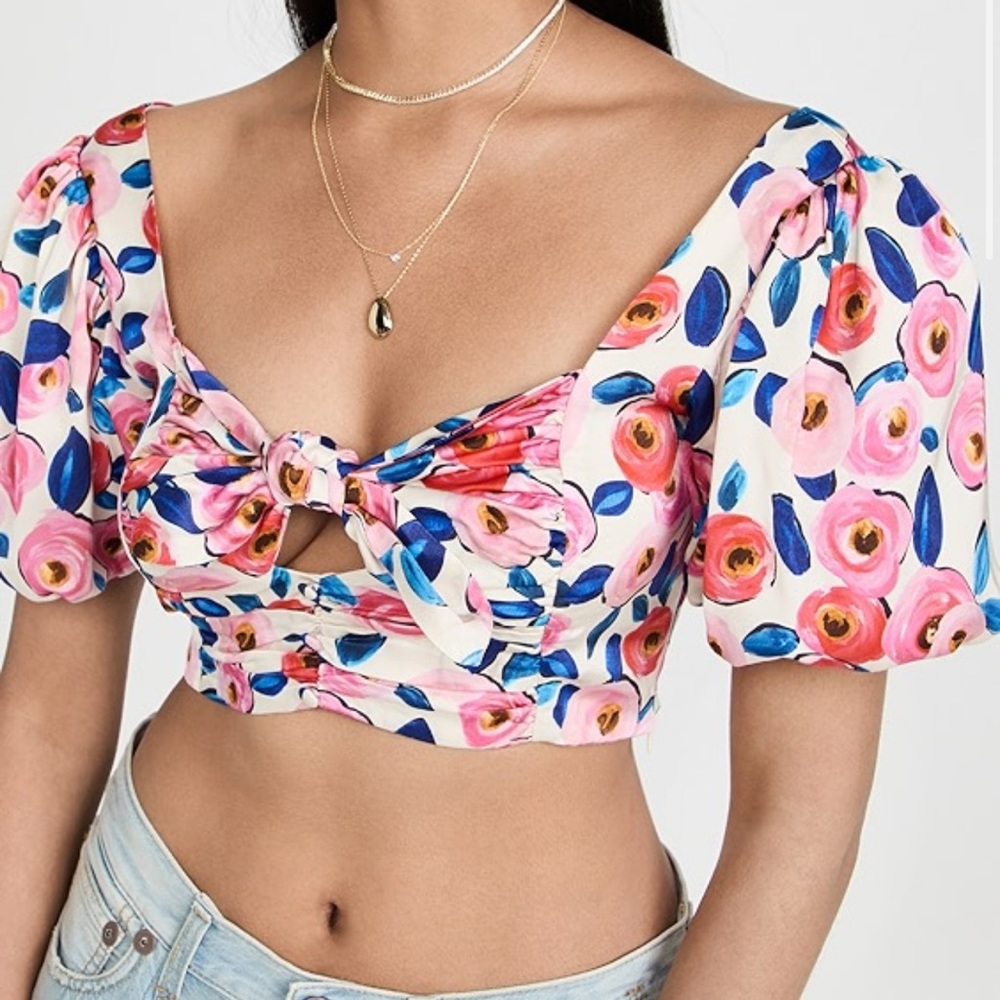 For love and lemons Gianna Crop Top